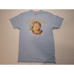 2011 Oldermark Where's The Beef Clara Peller Blue Shirt Large Made In Usa Homage